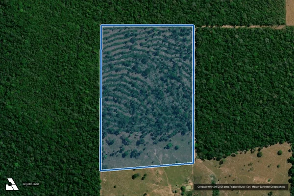 Imagem de satélite de Lote 39 da Gleba 03 Setor Abaitará. - LOTE 39A em Pimenta Bueno - RO