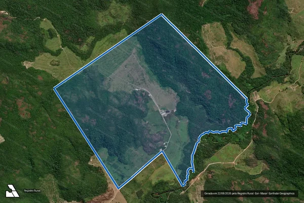 Imagem de satélite de Fazenda São José