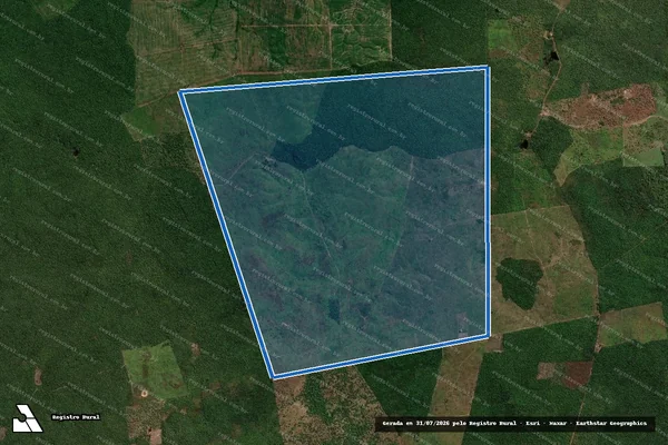 Imagem de satélite de FAZENDA SÃO PEDRO - Parcela 1 em São João do Soter - MA