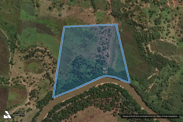 Imagem de satélite de FAZENDA IPOEIRA - Parte 1 em Arinos - MG