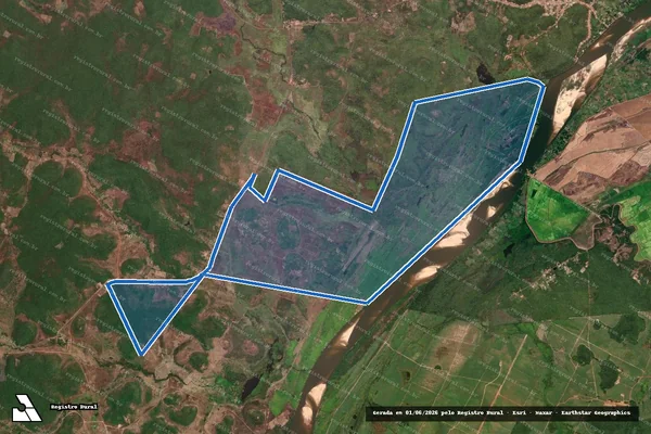 Imagem de satélite de LAGOINHA ERMO E MARMORANA - Parte 1 em Coelho Neto - MA