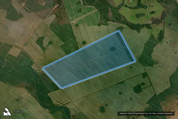 Imagem de satélite de FAZENDA SÃO JOÃO II - FAZENDA SÃO JOÃO II em Lagoa da Confusão - TO