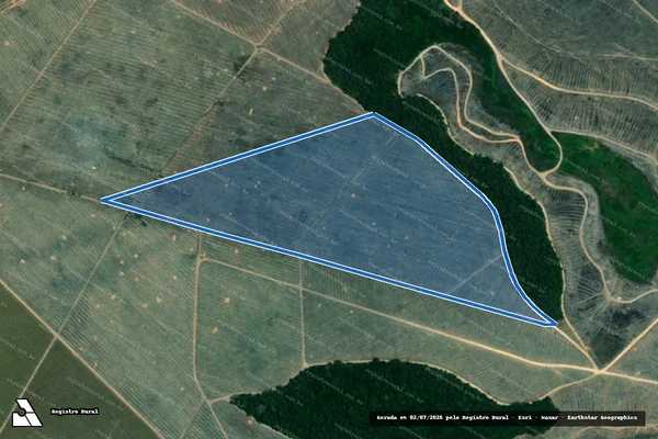 Imagem de satélite de FAZENDA SÃO ROQUE - PARCELA 02 em Pilar - AL