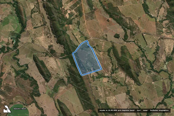 Imagem de satélite de FAZENDA VARGEM BONITA DE CIMA - Gleba 01 em Unaí - MG