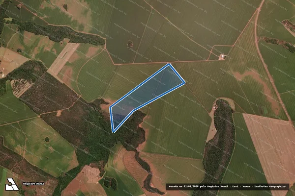 Imagem de satélite de Fazenda Capão Grande - Parte 1 em Jataí - GO