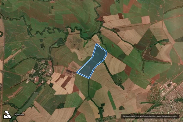 Imagem de satélite de Fazenda Santa Adélia - Fazenda Santa Adélia em Jaboticabal - SP