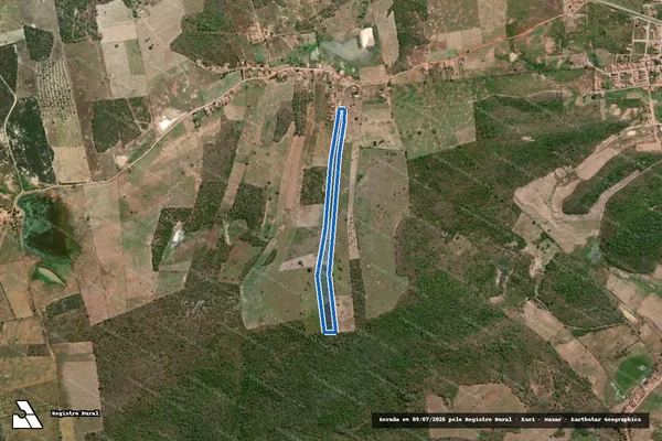 Imagem de satélite de LAGOA DA SANTANA ? LOTE 0411 - Parte 1 em Ibicuitinga - CE