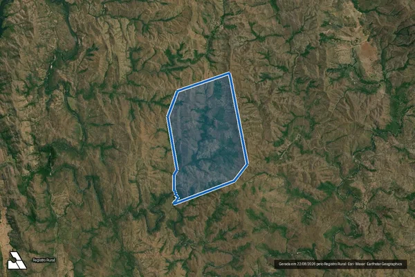 Imagem de satélite de FAZENDA BEIRA DO SAO FELIX / Parte 1 em Cavalcante - GO