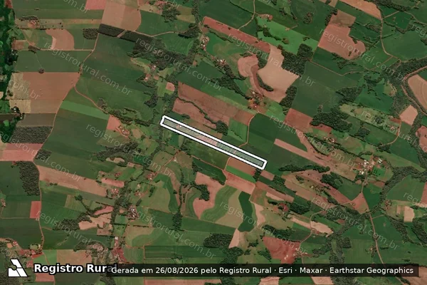 Imagem de satélite de LOTE RURAL Nº141 DA 7ª SECÇÃO SANTO CRISTO - LOTE RURAL Nº 141; 7ª S.S.CRISTO em Giruá - RS
