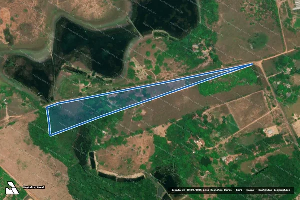 Imagem de satélite de Sítio Mucunã - Parcela 1 em Boa Vista - RR