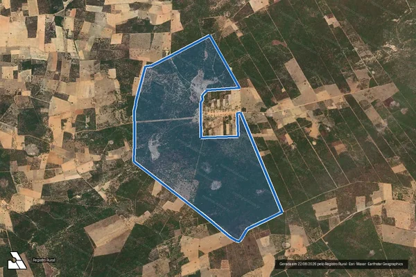Imagem de satélite de Projeto de Assentamento Lopes - em Ouricuri - PE