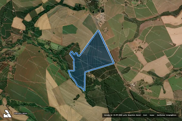 Imagem de satélite de Fazenda São Luiz - REMANESCENTE em Batatais - SP