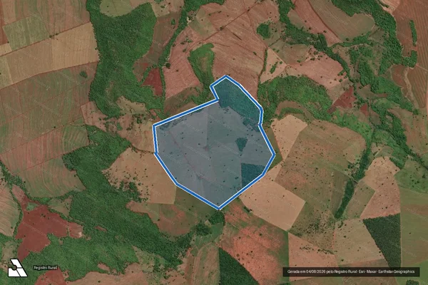 Imagem de satélite de FAZENDA SÃO JOSÉ DO PARANAÍBA ? LUGAR DEN. CABECEIRA DO BOQUEIRÃO, BOCAINA E COROADO - FAZENDA CABECEIRA DO BOQUEIRÃO em Tupaciguara - MG