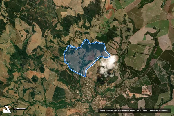 Imagem de satélite de Fazenda São Francisco em Rio Claro - SP
