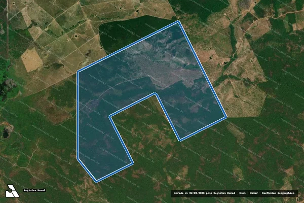 Imagem de satélite de FAZENDA BARRIGUDA e FAZENDA BELA VISTA / GLEBA A-MUNICÍPIO DE MATÕES DO NORTE em Matões do Norte - MA