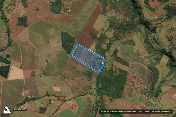 Imagem de satélite de FAZENDA CAPIM BRANCO, MACHADO E MARINHEIRO - FAZENDA MACHADO em Uberlândia - MG
