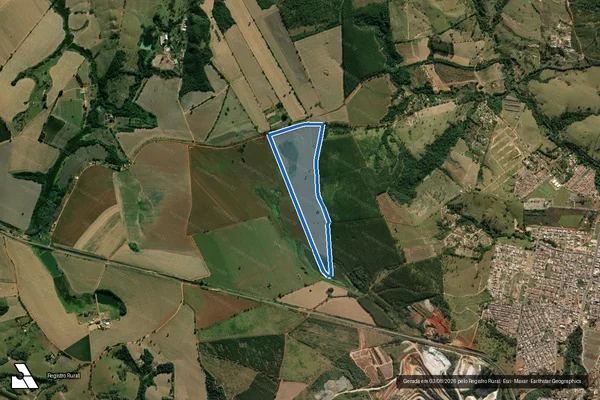 Imagem de satélite de FAZENDA LAGOA - FAZENDA LAGOA em Itaú de Minas - MG