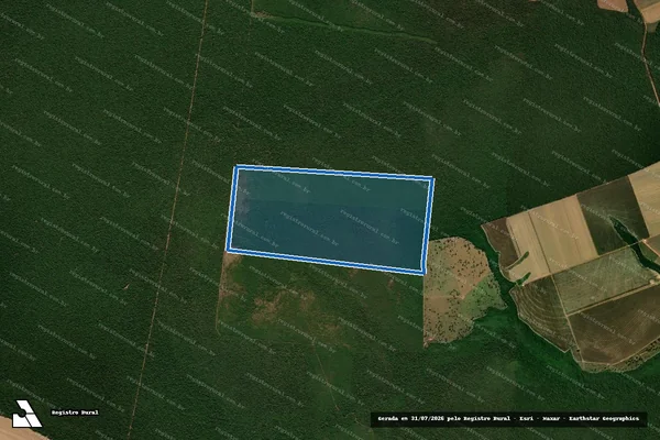 Imagem de satélite de Fazenda Santa Bruna - Parte 07 em Nova Maringá - MT