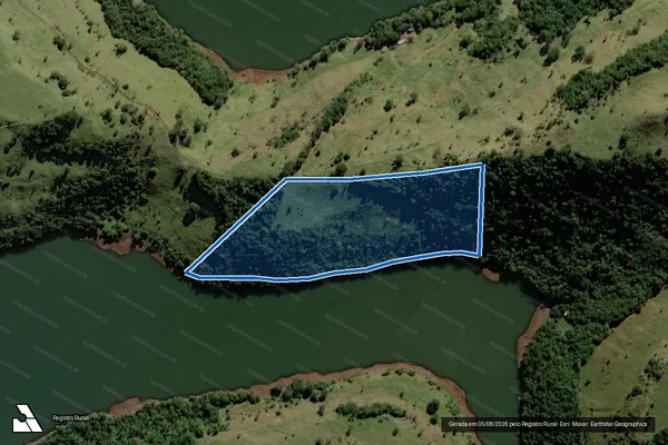 Imagem de satélite de Imóvel Sepultura ou Fazenda da Sepultura - Parcela 1 em Candói - PR