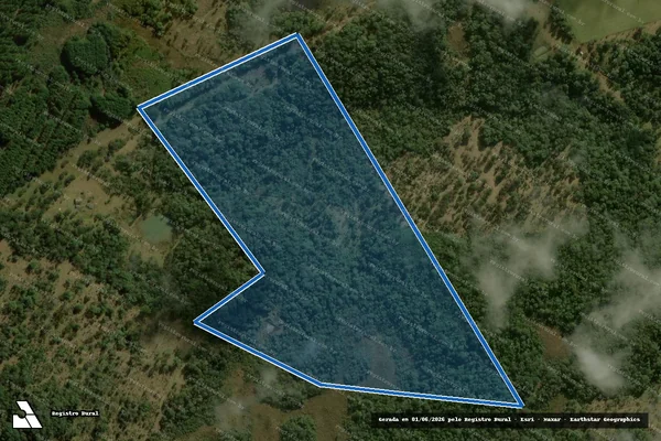 Imagem de satélite de Lote Rural  - Gleba B em General Carneiro - PR