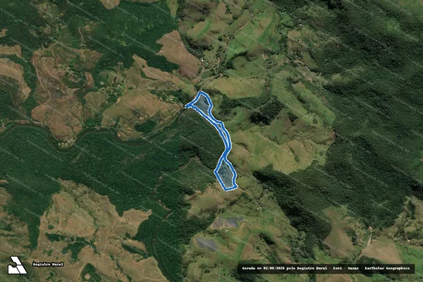 Imagem de satélite de FAZENDA SÃO MATEUS - Parte 3 em Juiz de Fora - MG