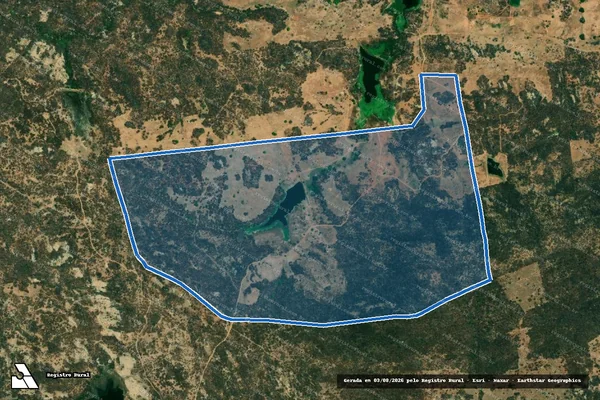 Imagem de satélite de Sítio Roça de Dentro - Parcela 1 em Paulista - PB