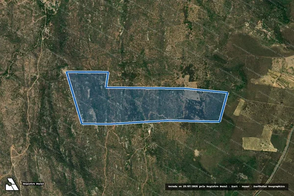 Imagem de satélite de Saco do Caldeiro - Parte 1 em Picuí - PB