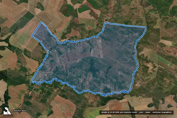 Imagem de satélite de P. A. CÓRREGO FUNDO - P. A. CÓRREGO FUNDO em Monte do Carmo - TO