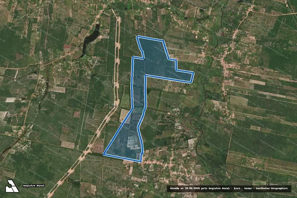 Imagem de satélite de FAZENDA ALBERTO ANTONIO / Parcela 01-B - REMANESCENTE em Trairi - CE