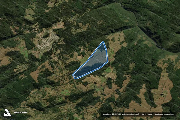 Imagem de satélite de Invernada do Chapéu - Parte 1 em Jaquirana - RS
