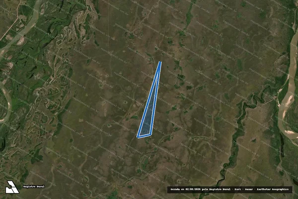 Imagem de satélite de FAZENDA SÃO NICOLAU II - Gleba 1 em Novo Santo Antônio - MT