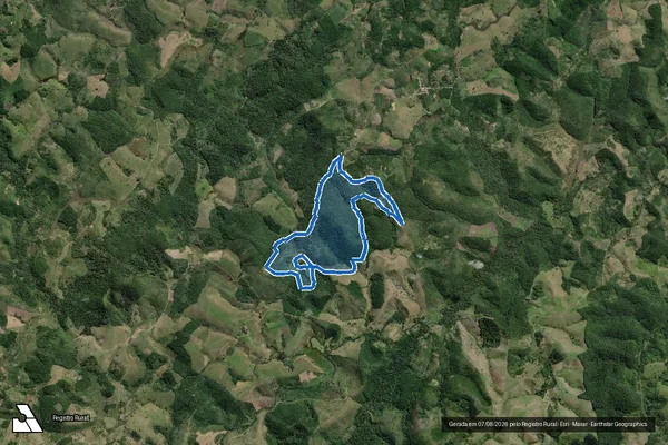 Imagem de satélite de FAZENDA CONJUNTO GRACIOSA II / PARTE 1 em Wenceslau Guimarães - BA