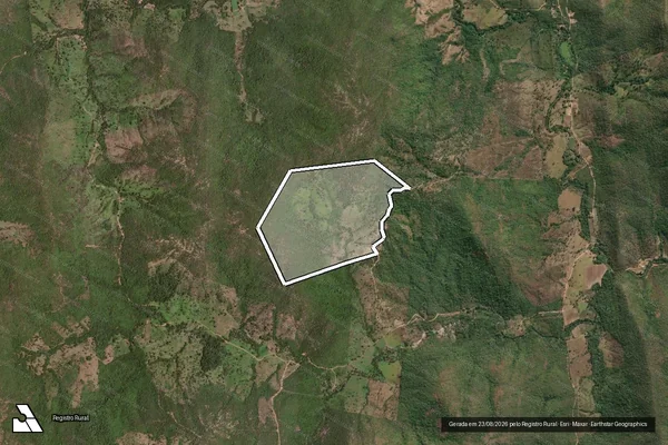 Imagem de satélite de Lote ? 14 - Projeto de Assentamento Mucambão - Lote ? 14 Gleba A - Projeto de Assentamento Mucambão em Minaçu - GO