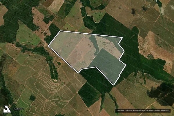 Imagem de satélite de GLEBA SÃO BERNARDO - PARCELA 01 em Santo Afonso - MT