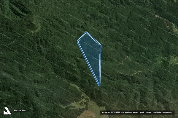 Imagem de satélite de Fazenda Rio Paleta - Parcela 01 em Pouso Redondo - SC