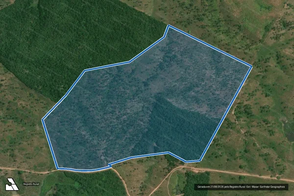 Imagem de satélite de Gleba Alto Alegre A - Fazenda Sete Irmãos / Fazenda Sete Irmãos