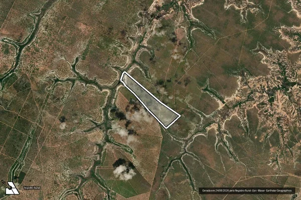 Imagem de satélite de Fazenda São João - Gleba 01 em Urucuia - MG
