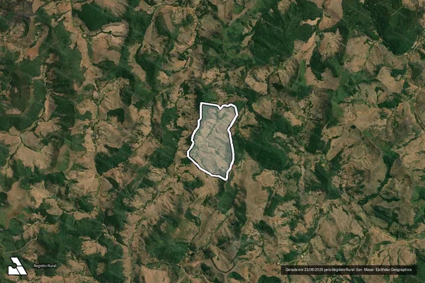 Imagem de satélite de Fazenda Céu Aberto - Parcela 1 em Virginópolis - MG