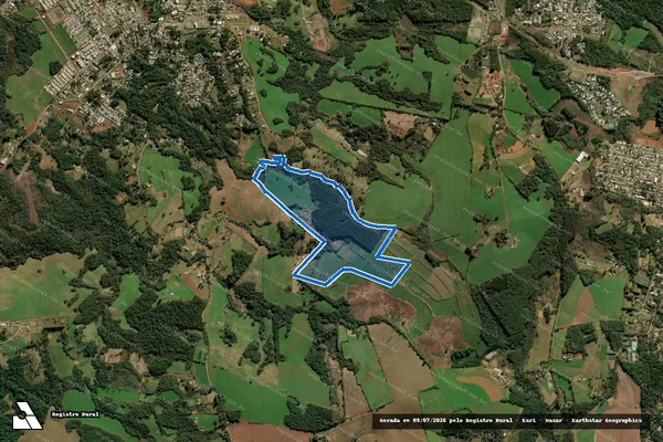 Imagem de satélite de CHACARA SÃO VICENTE DE PAULO em Passo Fundo - RS