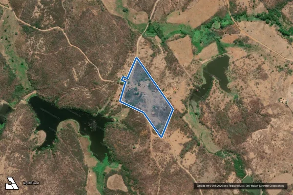 Imagem de satélite de FAZENDA SANTA FÉ - USO COMUM - ADMINISTRATIVA em Boa Viagem - CE