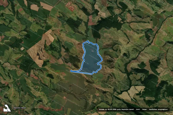 Imagem de satélite de FAZENDA SÃO JORGE - LOTE 02/9-REM/9-R-1-A em Bom Sucesso - PR