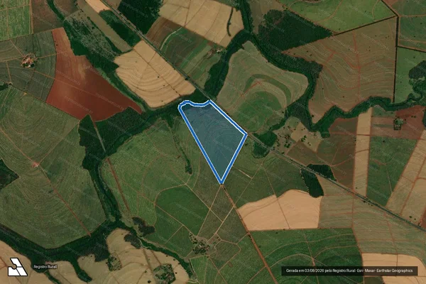 Imagem de satélite de Fazenda Santa Edwirges - PARTE 1 em Ibitinga - SP