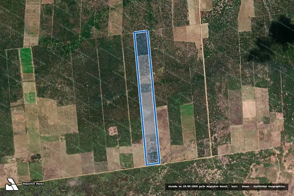 Imagem de satélite de Projeto de Assentamento Santa Maria  ? Lote 67 - Parte 1 em Afonso Bezerra - RN