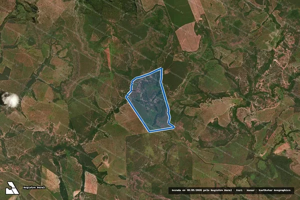 Imagem de satélite de FAZENDA CACHOEIRA - Parte 1 em Pontal do Araguaia - MT