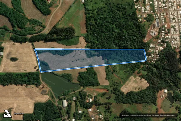 Imagem de satélite de SAO MARCOS - Parte 1 em Vargem Bonita - SC