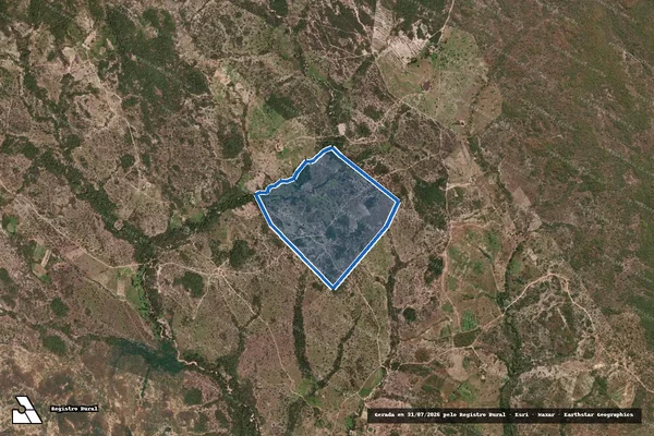 Imagem de satélite de LOTE-45-P. A ATALAIA - LOTE 45 em Monte Alegre de Goiás - GO