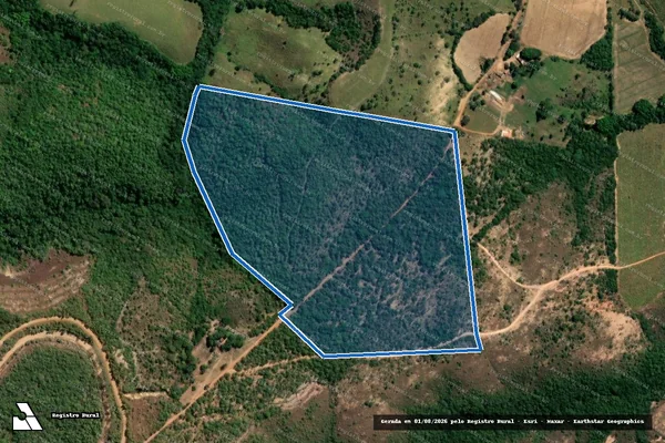 Imagem de satélite de FAZENDA SANTO ANTÔNIO DAS MINAS VERMELHAS OU DE BAIXO - 001 em Patos de Minas - MG