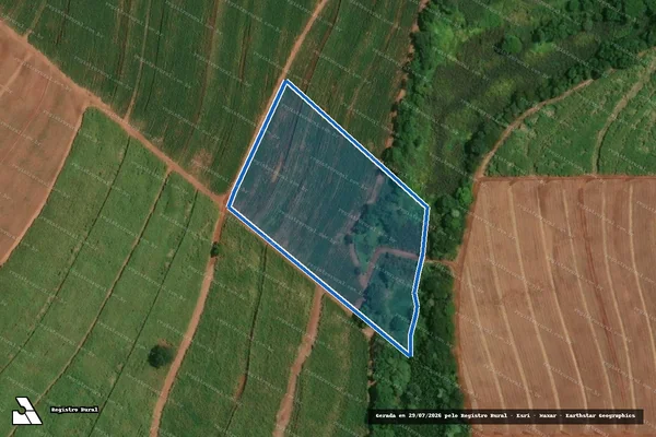 Imagem de satélite de SÍTIO PLANALTO - GLEBA B em Tarumã - SP