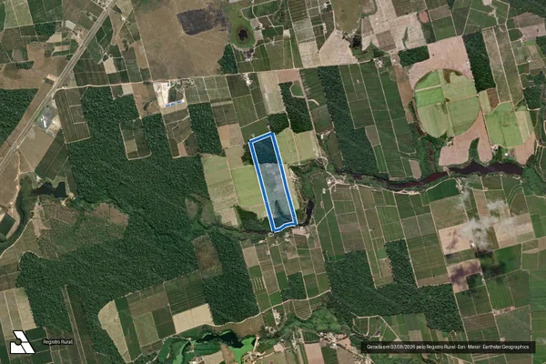Imagem de satélite de FAZENDA RIO DO NORTE - PARCELA 02 em Linhares - ES
