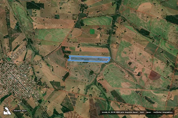 Imagem de satélite de Sítio Nana III - Parcela 1 em Santa Albertina - SP